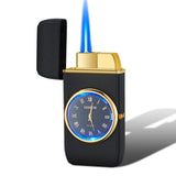 Personalized Creative Multifunctional Electronic Watch Cigarette Lighter-in-one Body Multi-purpose LED Flashing Lamp Gift Lighter