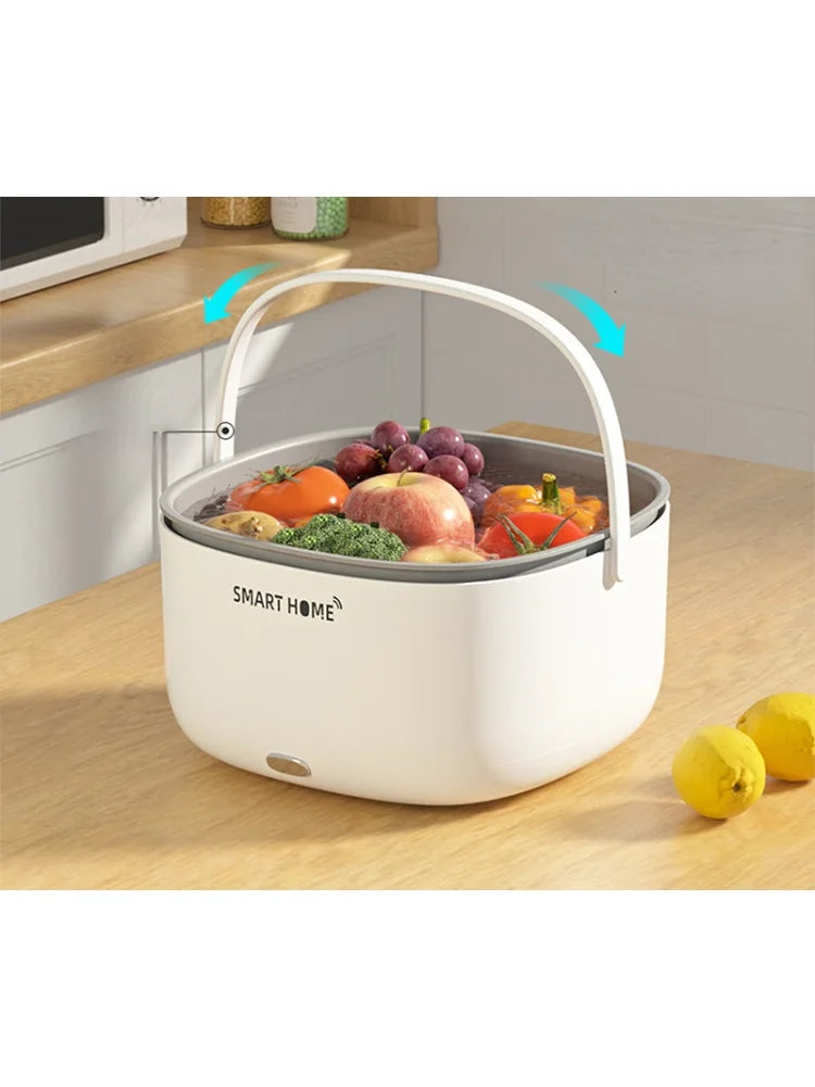 home machine a laver  fruit washing machine  lave-linge   lavadora portatil purifier Vegetable Washers  Sonic cleaner  basket