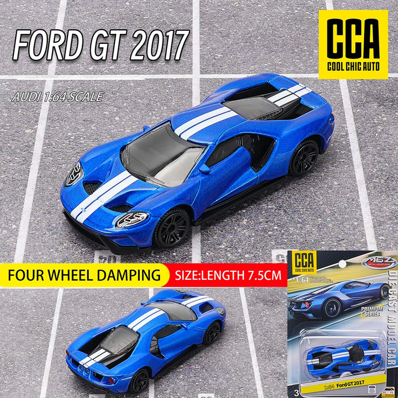 MSZ 1:62 Toyota Prado Ford GT Bentley Hummer Alloy Car Model Children's Toy Car Casting Pullback Function Collection Level