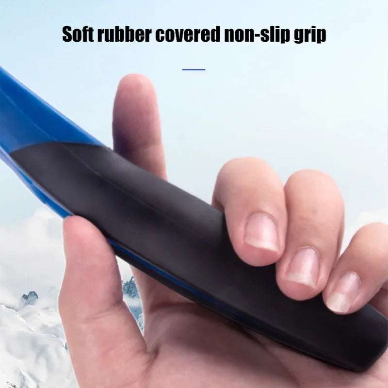 Car Ice Scrapers Silicone Car Snow Shovel Soft Handle Ice Scraper Removal Winter Snow Cleaning Squeegee Tools Auto Accessories