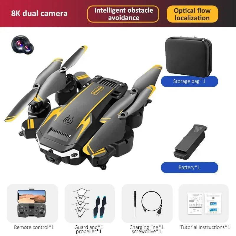 Outdoor G6 Drone 5G Professional 8K HD Aerial Photography Omnidirectional Obstacle Avoidance Quadrotor Distance 10000M