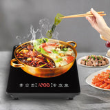 Sweetmile Portable Induction Cooktop 1800W Sensor Touch Induction Hot Plate Electric Stove with Kids Safety Lock