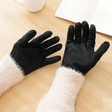 Warming Gloves Battery Operated Typing Gloves 3 Temperature Settings Heated Mittens Heating Gloves With Elastic Cuff Design For