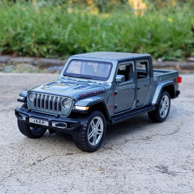 1:32 Jeeps Wrangler Gladiator Alloy Pickup Model Diecasts Metal Toy Off-road Vehicles Car Model Simulation Collection Kids Gift