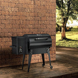 Portable Electric Wood Pellet Grill&Smoker with Foldable Legs, 456 SQ.IN Grill Capacity with PID Temperature Control (180-425°F)