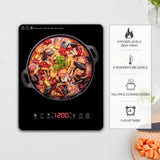 Sweetmile Portable Induction Cooktop 1800W Sensor Touch Induction Hot Plate Electric Stove with Kids Safety Lock