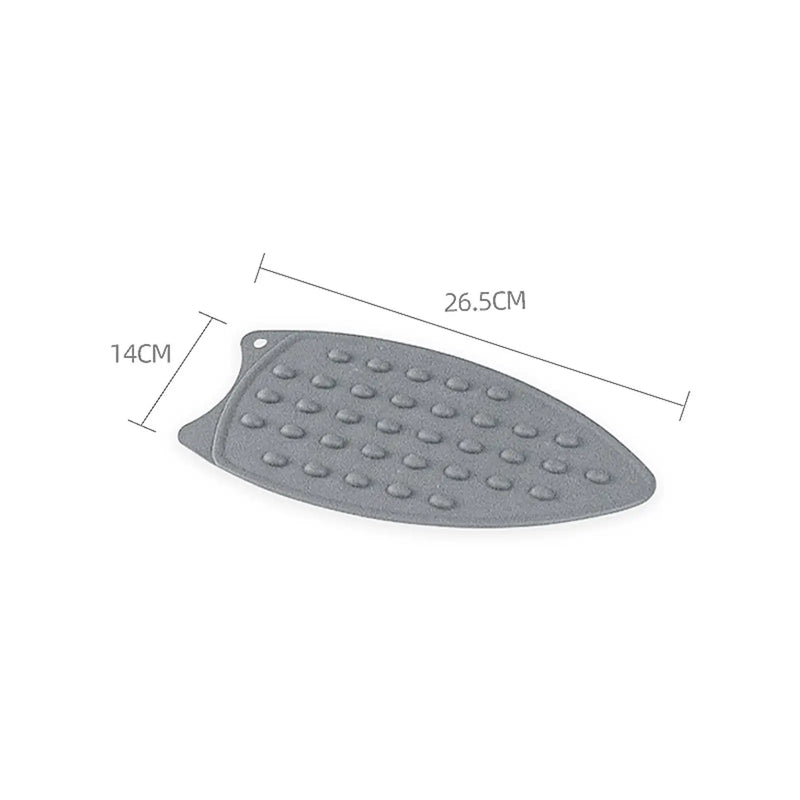 Silicone Ironing Mat Insulation Pad Protective Pad Compact Hanging Lightweight Heat Resistant Iron Rest Pad for Ironing Board